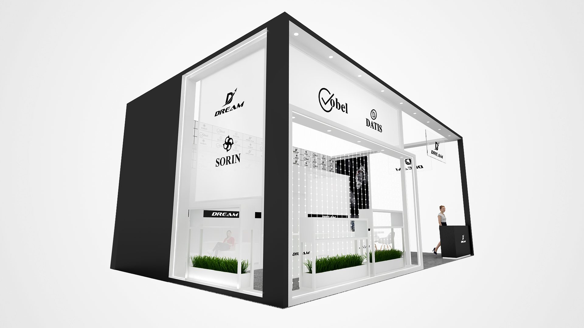 梦想飞跃 · 钟表展 54m² 效果图 3
