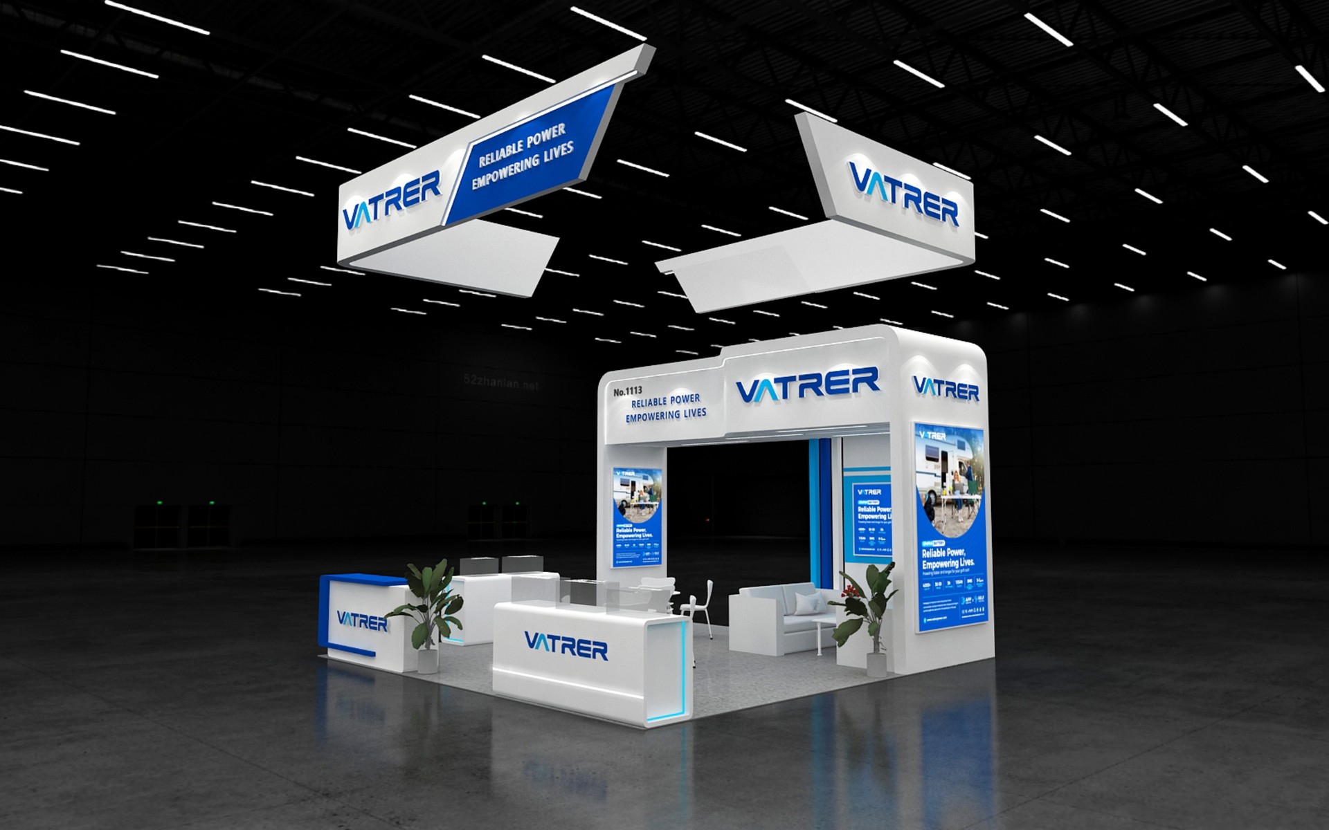 VATRER · 美国展展台设计 效果图 2